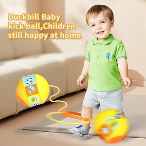 Skip Ball, Portable Foldable Colorful Flash Wheel Swing Ball, Kids Toys - goyalbrothers