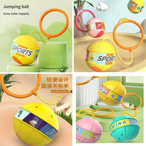 Skip Ball, Portable Foldable Colorful Flash Wheel Swing Ball, Kids Toys - goyalbrothers